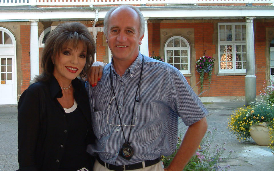 Brian Watson with Joan Collins